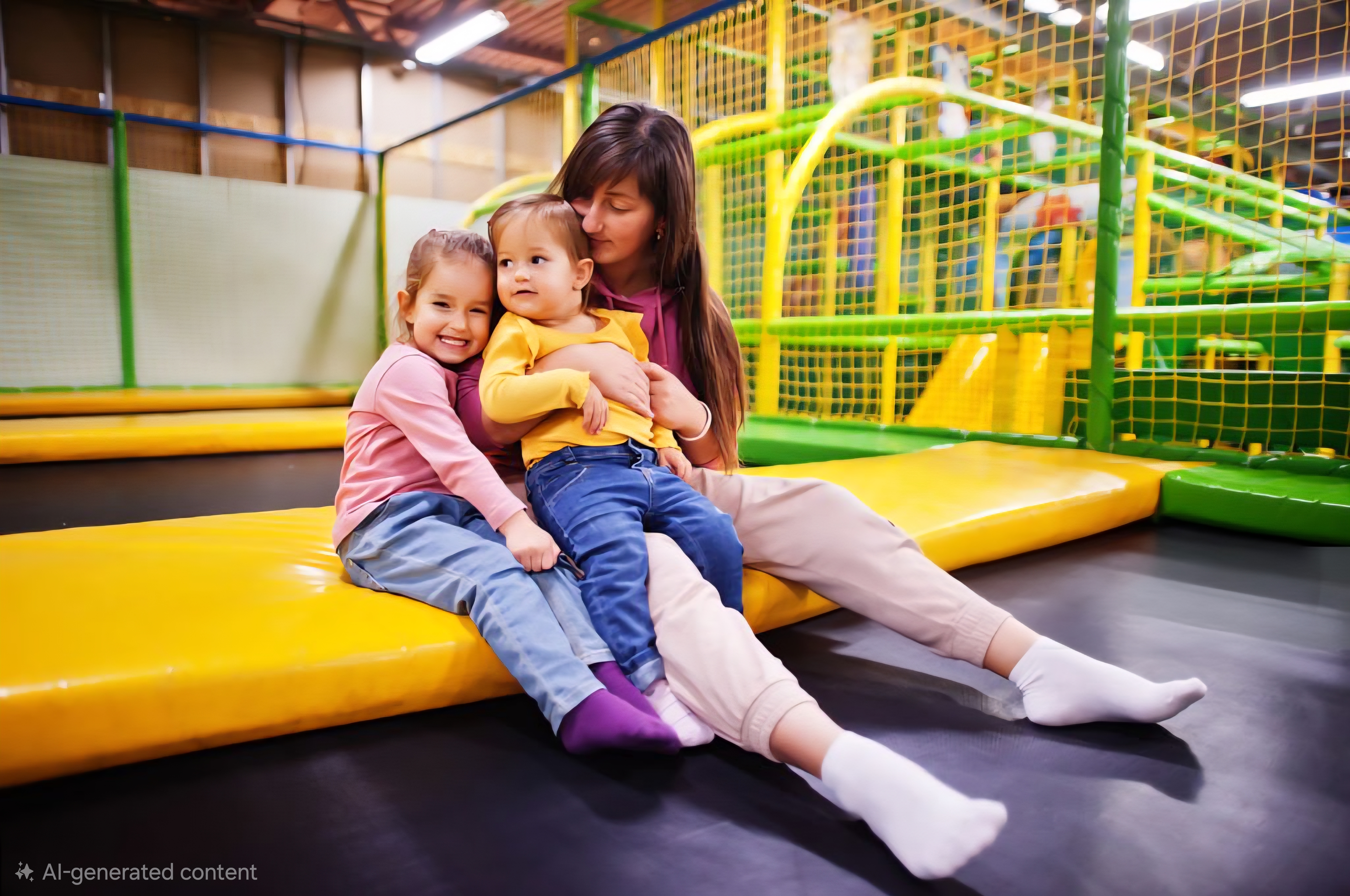 Staff Assisting Kids