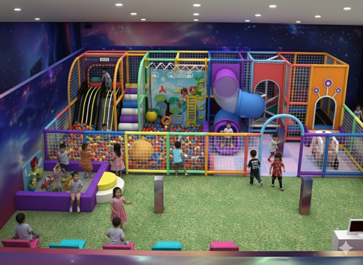 Exciting Slides and Ball Pits